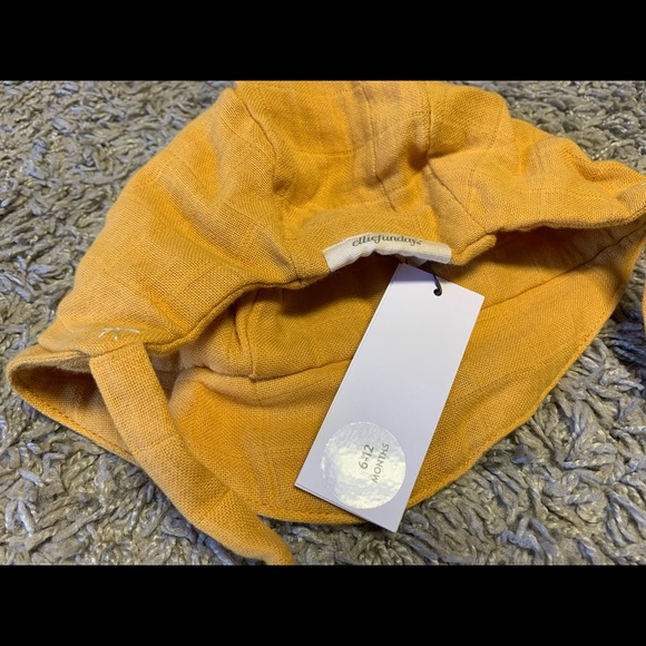 EllieFunDay, 6-12 Months Baby Bucket Hat with Tie Straps - Picture 4 of 4